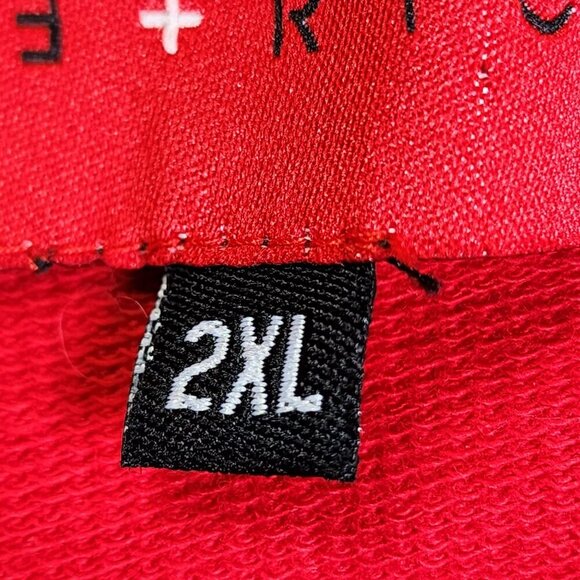 Vie Riche Am Red/Black Dotmatrix Cry Tee, Men's XXL - Picture 4 of 9